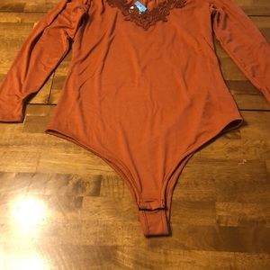 Burnt Orange Bodysuit